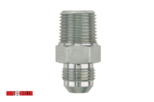 [5100485] Steel JIC Adapter Nipple 1/2" MNPT x 1/2" Male JIC