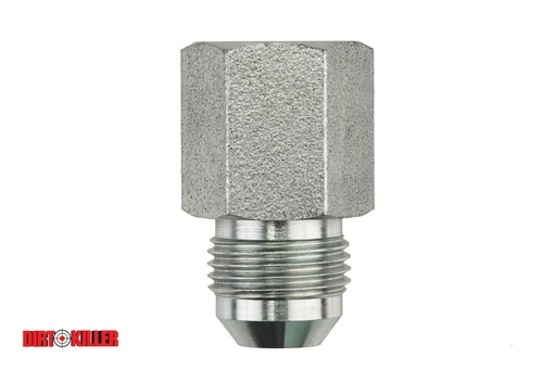 [5100487]  Steel JIC Adapter Fitting 3/8" FNPT x 1/2" Male JIC