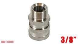 [5100681] QC Adapter 3/8" Stainless Steel Socket x 22mm Male