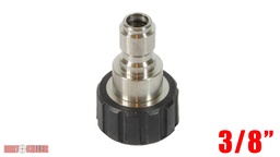 [5100682]  QC Adapter 3/8" Stainless Steel Plug x 22mm Female Coupler