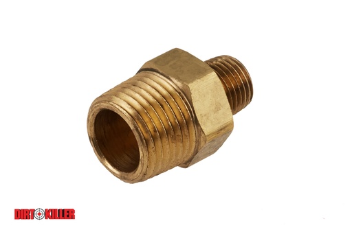 [5100940]  Brass Reducer Nipple 1/2" MNPT x 1/4" MNPT