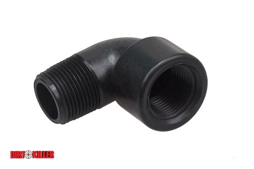 [5600117]  Poly Street 90 degree  Elbow 3/4" FNPT x 3/4" MNPT