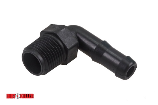 [5600144]  Poly Hose Barb 90 degree  Elbow 1/2" MNPT x 1/2" Barb