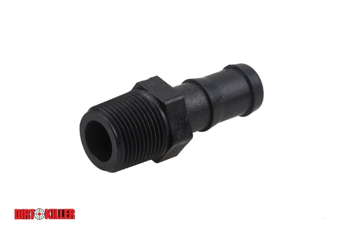 [5600146]  Poly Hose Barb 90 degree  Elbow 3/4" MNPT x 1/2" Barb