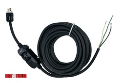 [6700241]  Power Cord with GFCI 38' 240 Volt 15 Amp L6-15P Black