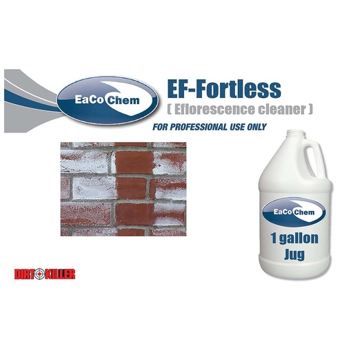 [8100415] EaCo Chem EF-Fortless - Efflorescence Remover - 1 Gallon