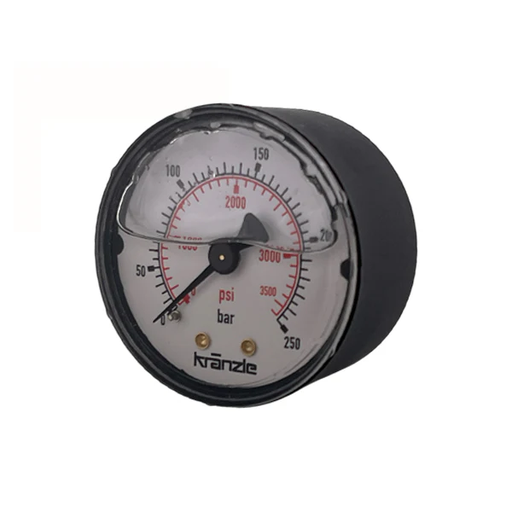 [97150393] Kränzle Pressure Gauge 0-250 Bar 1/4" Male Thread (Old Style)