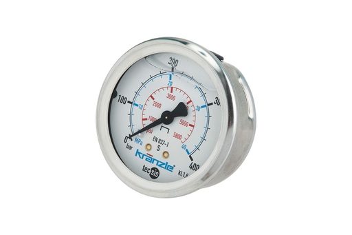 [97150394]  Kränzle Pressure Gauge 0-400 Bar 1/4" MBSP