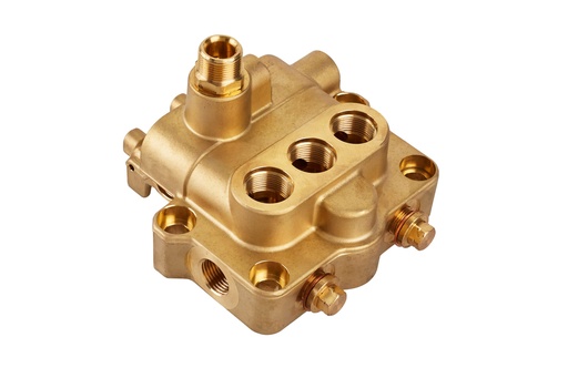 [9740521]  Kränzle AQ 20mm Valve Housing AQ with Internal Unloader & Injector Port
