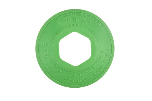 [97415405]  Kränzle Light Green Rear Cover Industrial DK Nozzle #4.5 Orifice