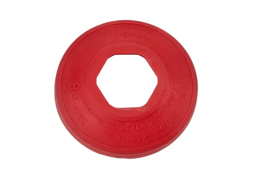 [97415407]  Kränzle Red Rear Cover Industrial DK Nozzle #8.0 Orifice