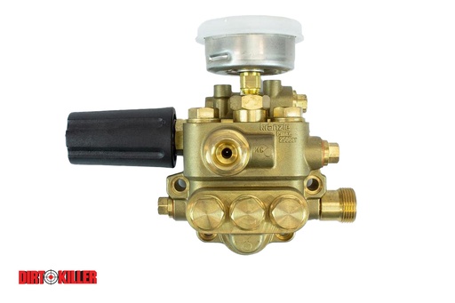 [9742912]  Kränzle APG 15mm Pump Valve Housing Complete with Internal Unloader