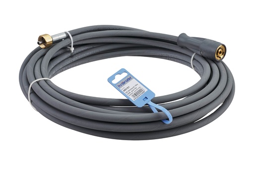 [97480151] Kränzle 3045 PSI GRAY High-Pressure Hose 50 ft with 22 mm Female and Hose Reel Fitting K1122TST K2017T K2020T
