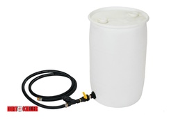 [9800690]  30 Gallon Drum Style Buffer Tank with Ball Valve, Filter and 10' Supply Hose